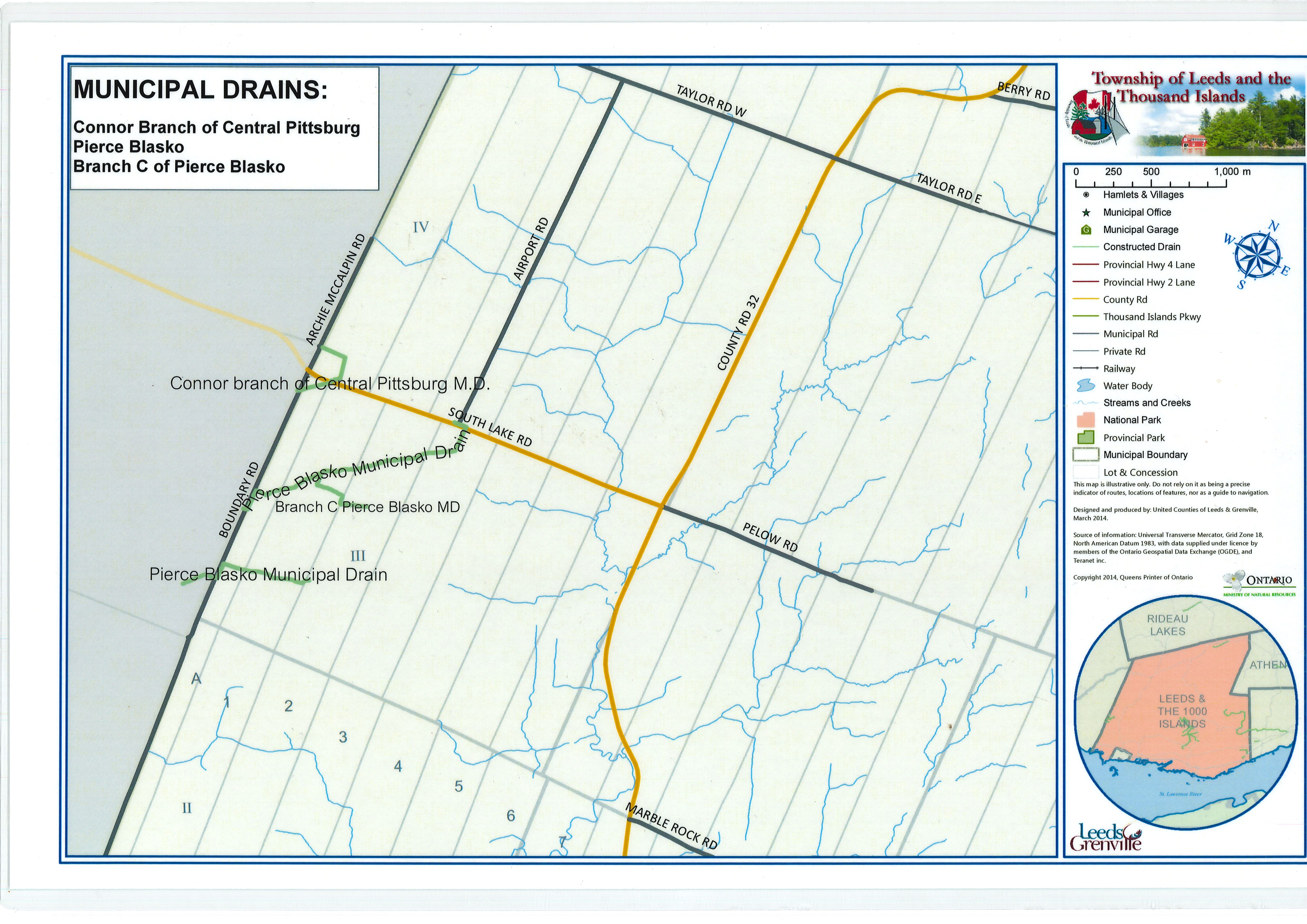 Drain map