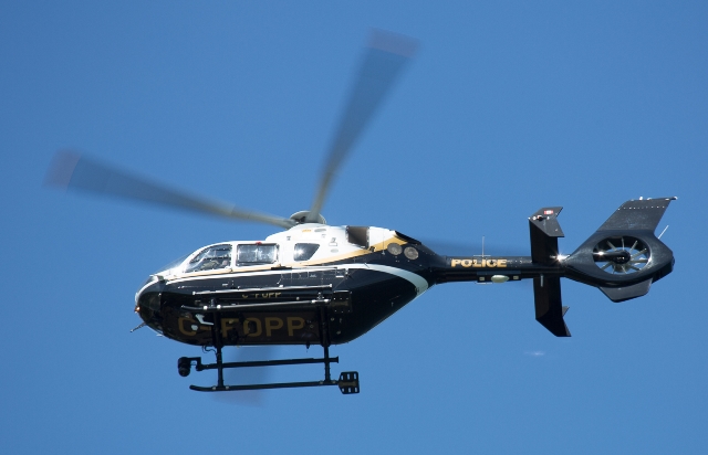 Police helicopter