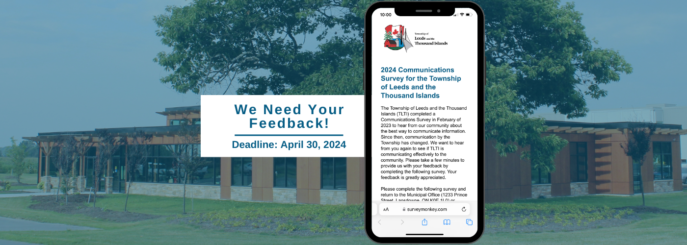 We Need your Feedback! Deadline April 30, 2024