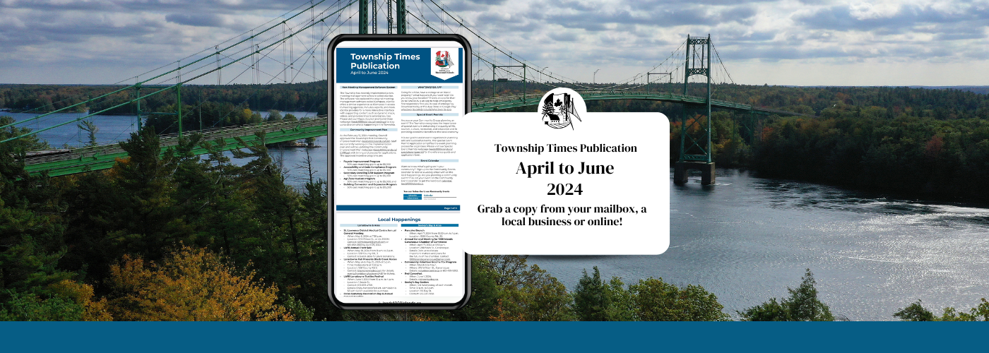 April to June Township Times Publication