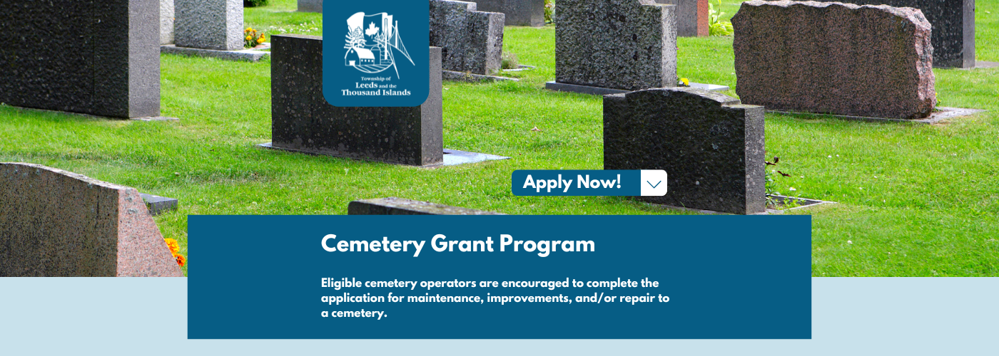 Apply Now! Cemetery Grant Program