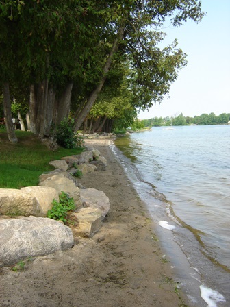 Beach shoreline