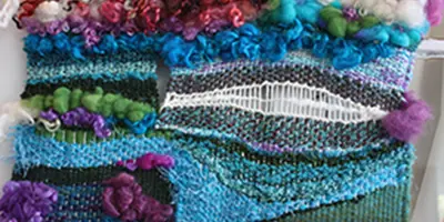 piece of fibre art work