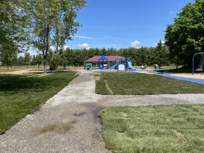 park with new sod