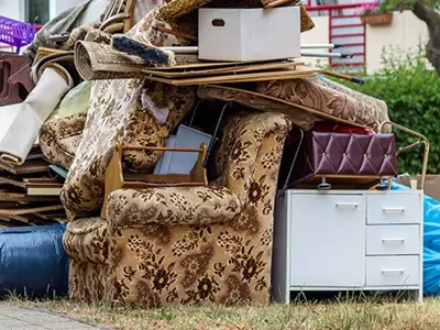 Disposed furniture pile