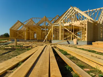 New house under construction